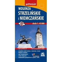 Mapa turystyczna - Wzgórza Strzelińskie i Niemcz.