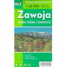 Mapa turystyczna -Zawoja, Babia Góra i okolice WIT