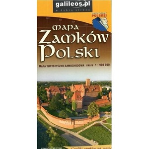 Mapa zamków Polski 1:900 000