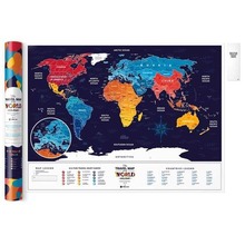 Mapa zdrapka - Travel Map Holiday World