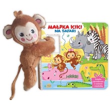 Małpka Kiki na safari 
 książka z maskotką