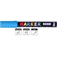 Marker akrylowy 1-2mm lazurowy (6szt) M&G