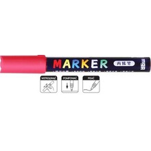 Marker akrylowy 1-2mm różana czerwień (6szt) M&G