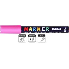 Marker akrylowy 1-2mm różowy (6szt) M&G