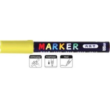 Marker akrylowy 1-2mm żółty neon (6szt) M&G