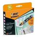 Markery akrylowe Intensity Pastel 12kol BIC