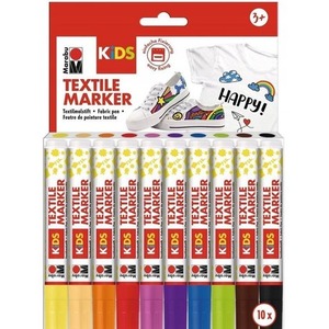 Markery do tkanin Kids 10 kolorów