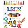 Markery Turbo Color Skin Tones 12 kolorów GIOTTO