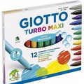 Markery Turbo Maxi 12 kolorów GIOTTO