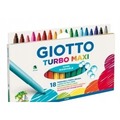 Markery Turbo Maxi 18 kolorów GIOTTO