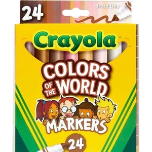 Markery zmywalne 24 kolory