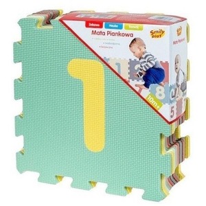 Mata piankowa pastelowa Cyfry