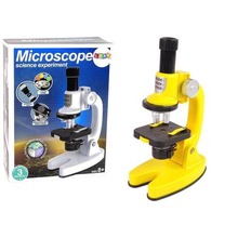 Mikroskop dla małego naukowca żółty