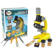 Mikroskop dla naukowca żółty
