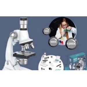 Mikroskop powiększenie 100x 600x 1200x