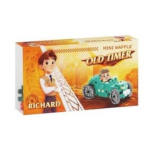 Mini Waffle 50el Cars: Teal Old Timer