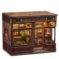 Miniaturowy domek Book Nook Zapach kawy
