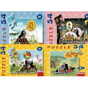 Minipuzzle 54 Krecik MIX DINO