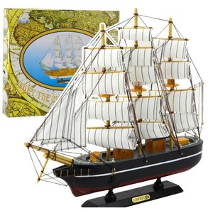 Model kolekcjonerski Statek Żaglowiec czarny