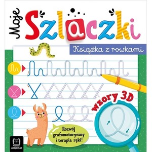 Moje szlaczki. Książka z rowkami