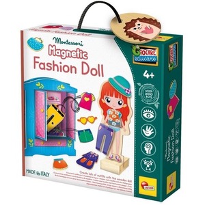 Montessori Baby Wood - Magnetyczna lalka