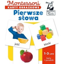 Montessori Karty obrazkowe Pierwsze słowa 1-3 lata
