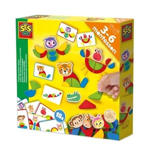 Montessori Tworzenie kształtów zwierząt