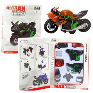 Motocykl do skręcania metalowy 1:14