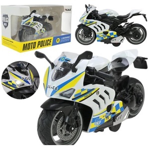 Motocykl metalowy ze światłem i dźwiękiem