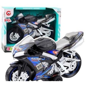 Motor wyścigowy czarno niebieski