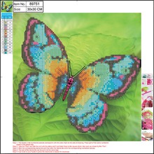 Mozaika diamentowa 5D 30x30cm Butterfly 89751