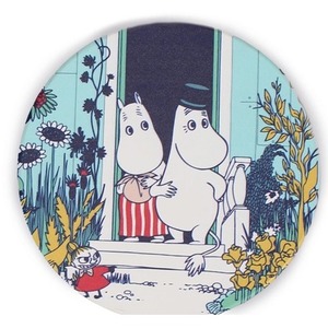 Muminki Podkładka pod kubek - Mama, Tata i Mała Mi