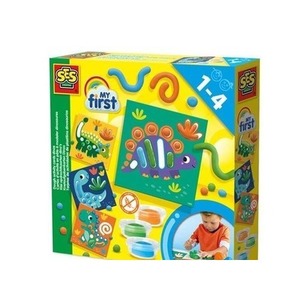 My first Karty aktywności dino z ciastoliną