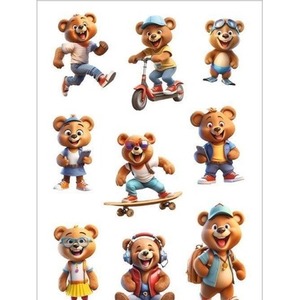 Naklejka Decor miśki