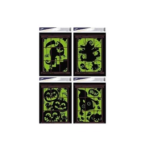 Naklejka na okno Halloween świecąca 30x20cm MIX