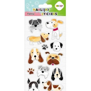 Naklejki 3D Fancy Doodle Dogs 90x210 HAPPY COLOR
