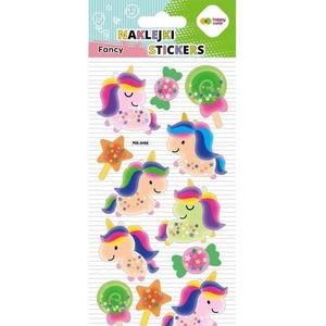 Naklejki 3D Fancy Unicorns 90x210 HAPPY COLOR