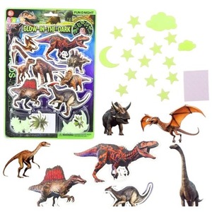 Naklejki fluorescencyjne na ścianę dinozaury