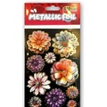 Naklejki foliowe Metalic Double Flowers PENMATE