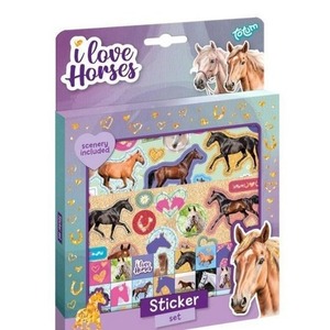 Naklejki I love horses