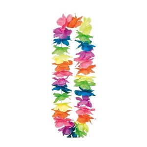 Naszyjnik hawajski Ohana deluxe tęczowy