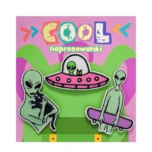 Naszywki/ naprasowanki na plecak cool. Ufo