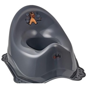 Nocnik Konik Minimal stalowy szary