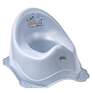 Nocnik Wieloryb Minimal satynowy błękit