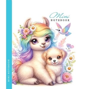 Notatnik 128x165 48K gładki Lama i piesek