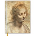 Notatnik A4 gładki TW Głowa dziewicy Leonardo