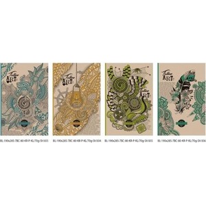 Notatnik ozdobny 190x285/80K kratka TW FRESH