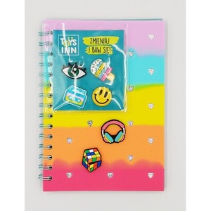 Notatnik z wpinkami multicolor STnux