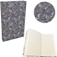Notes A5 Soft Touch Paisley pastelove