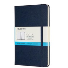 Notes Classic 11,5x18 tw. kropki sapphire blue